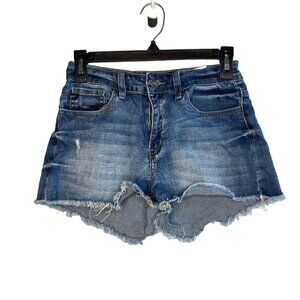 KanCan Jean shorts women's size 5 frayed hem denim cut off daisy dukes